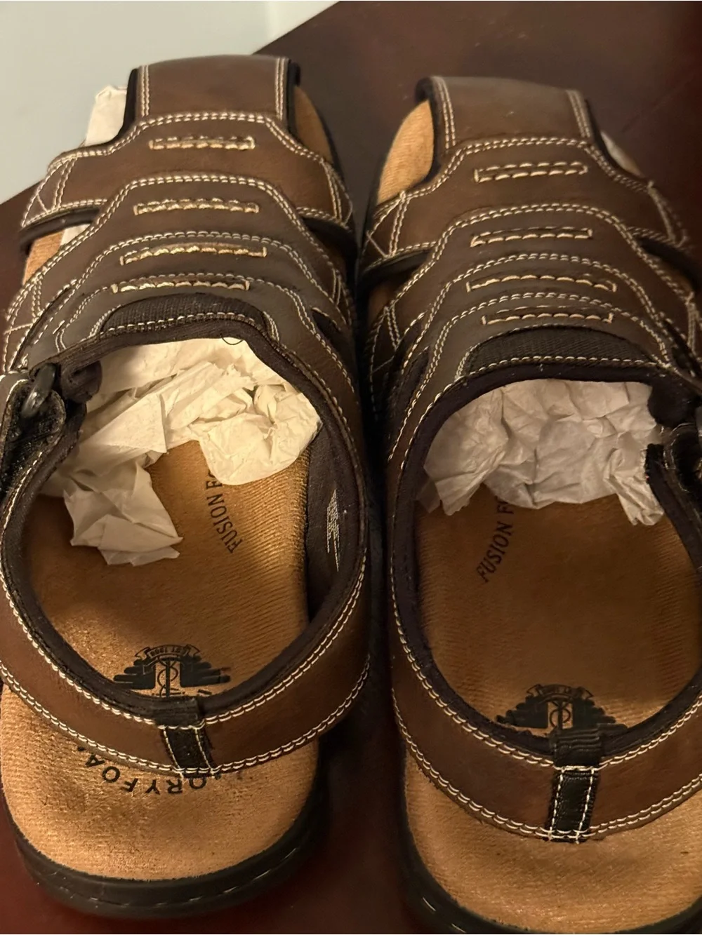 Dockers Brown Casual Shoes Box with White Logo